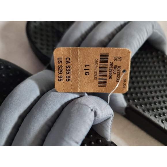 Victoria's Secret PINK Women's Gray/Black Puffer Slide Size Large (9/10) NEW - Picture 10 of 10